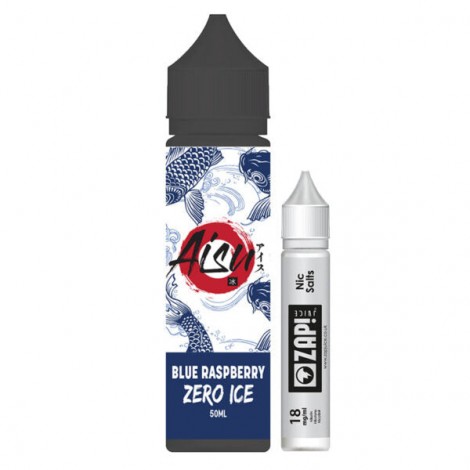 Zap! Juice Aisu Zero Ice Blue Raspberry Shortfill 50ml (Free Nic Shot Included)