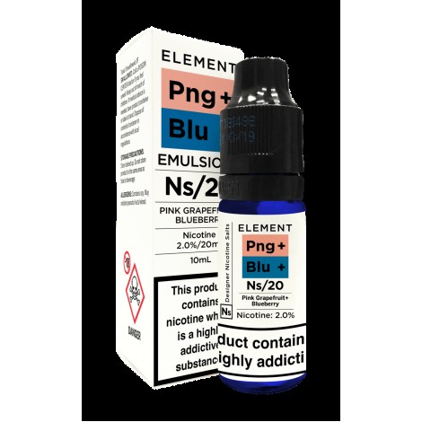 Element NS Pink Grapefruit & Blueberry Nic Salt 10ml