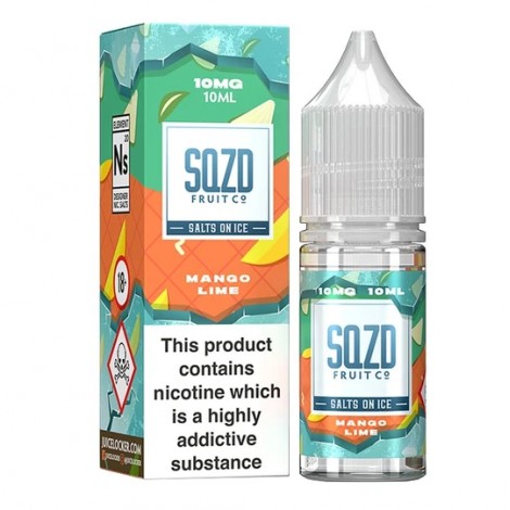 SQZD On Ice Mango Lime Nic Salt 10ml