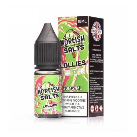 Moreish Puff Twister Lollies Nic Salt E-liquid 10ml